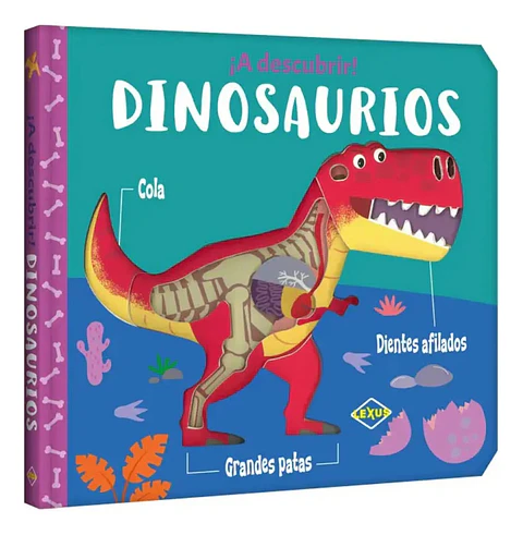 A Descubrir Dinosaurios Libro Infantil Didáctico Lexus Kids