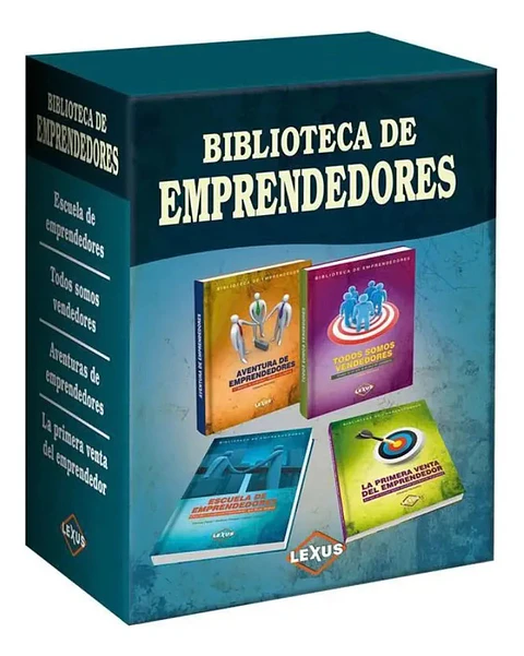 Biblioteca De Emprendedores 4 Tomos - Lexus Editores