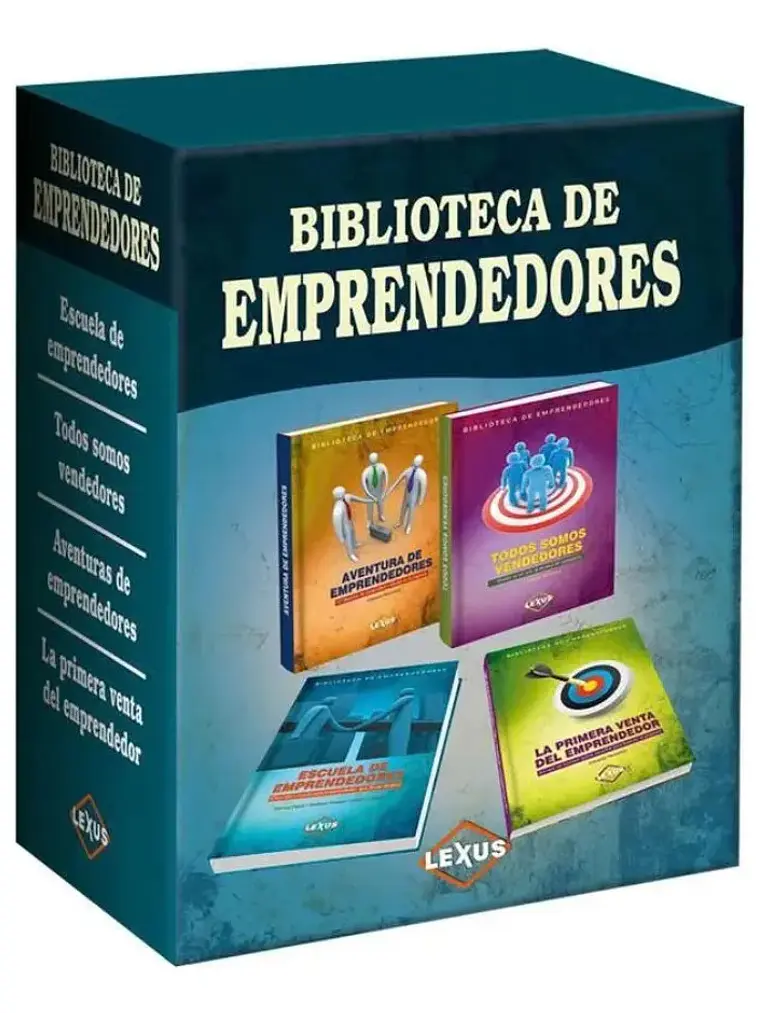 Biblioteca De Emprendedores 4 Tomos - Lexus Editores 1