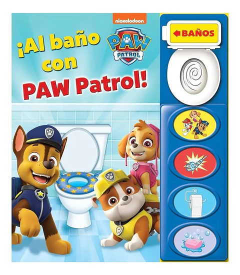 Al Baño Con Paw Patrol Patrulla Canina Libro Sonidos PI Kids