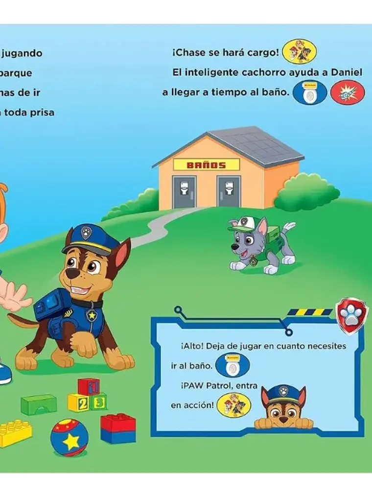 Al Baño Con Paw Patrol Patrulla Canina Libro Sonidos PI Kids 3