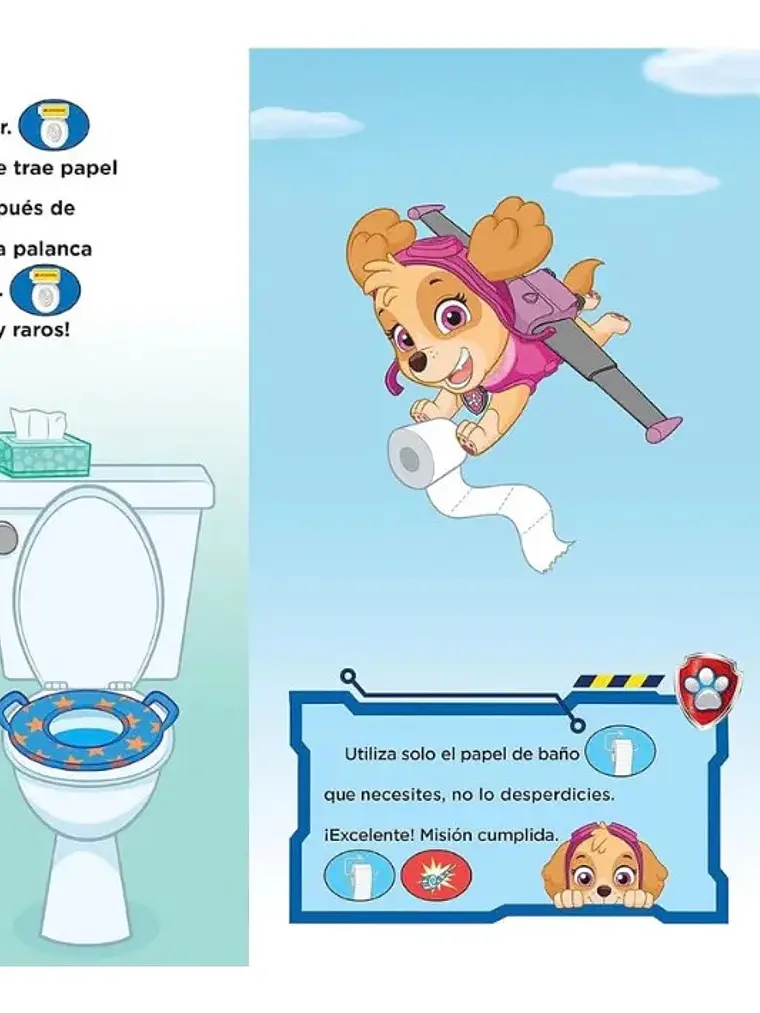 Al Baño Con Paw Patrol Patrulla Canina Libro Sonidos PI Kids 4
