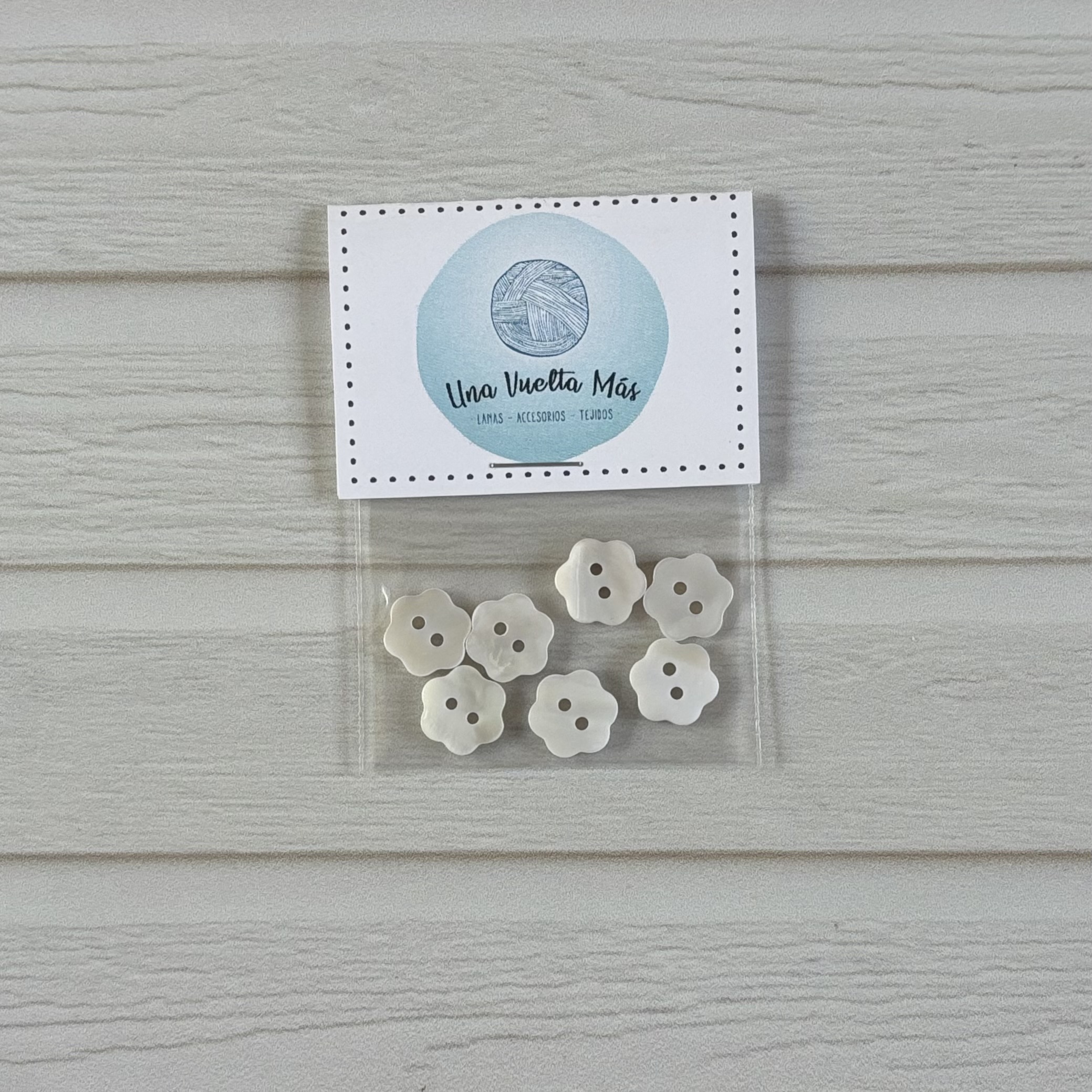 Botones Nacar Blanco