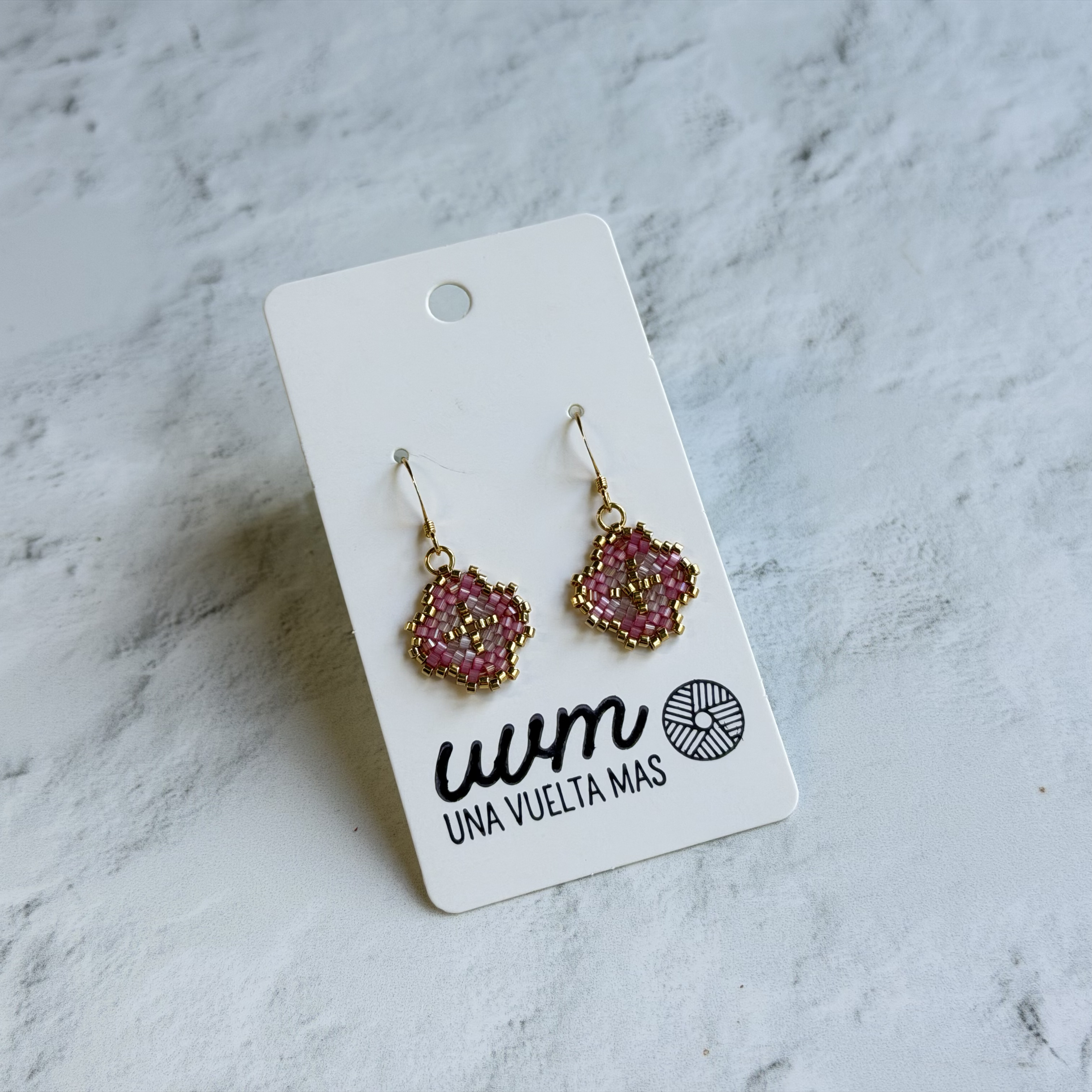 Aros Colgantes Flor - Miyuki