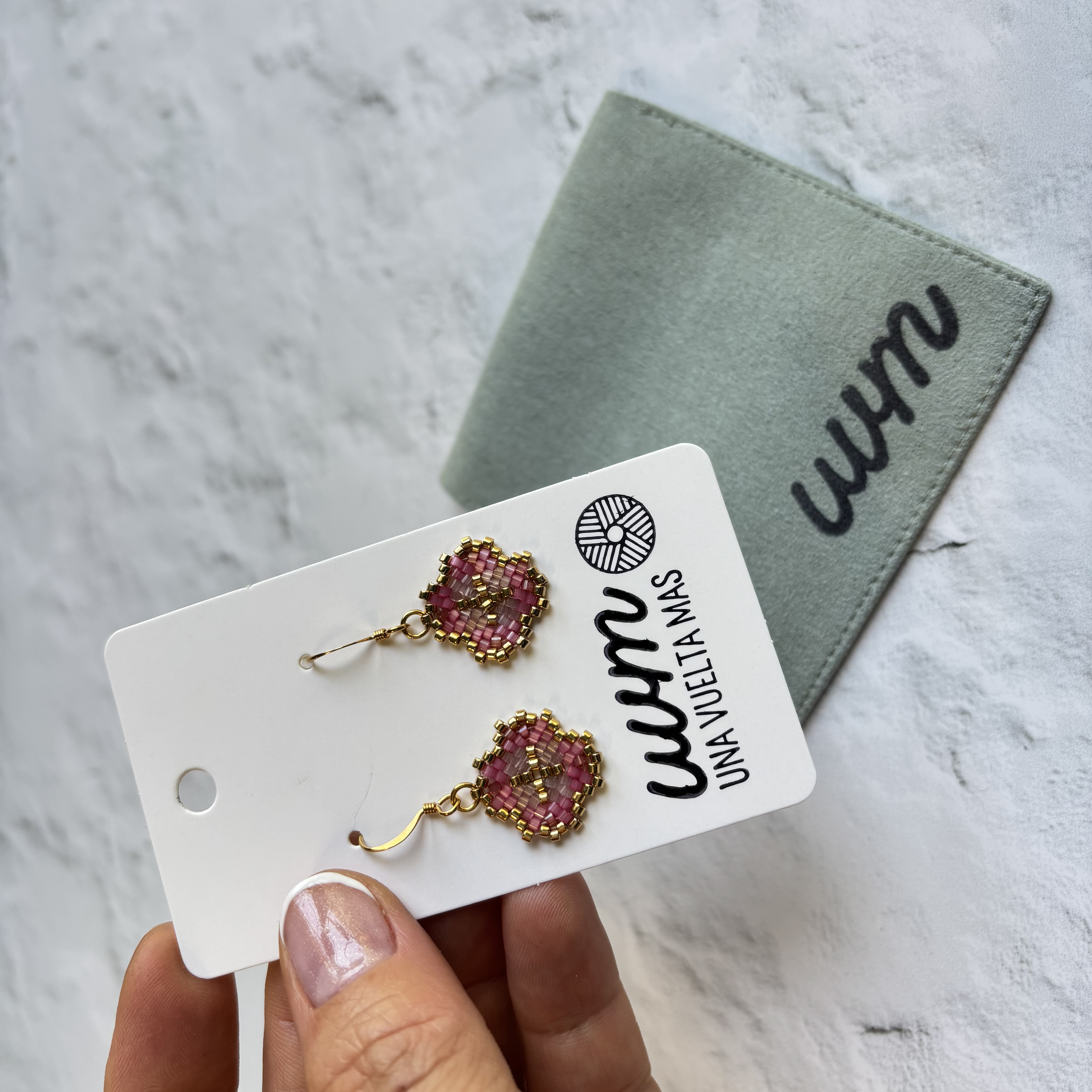 Aros Colgantes Flor - Miyuki