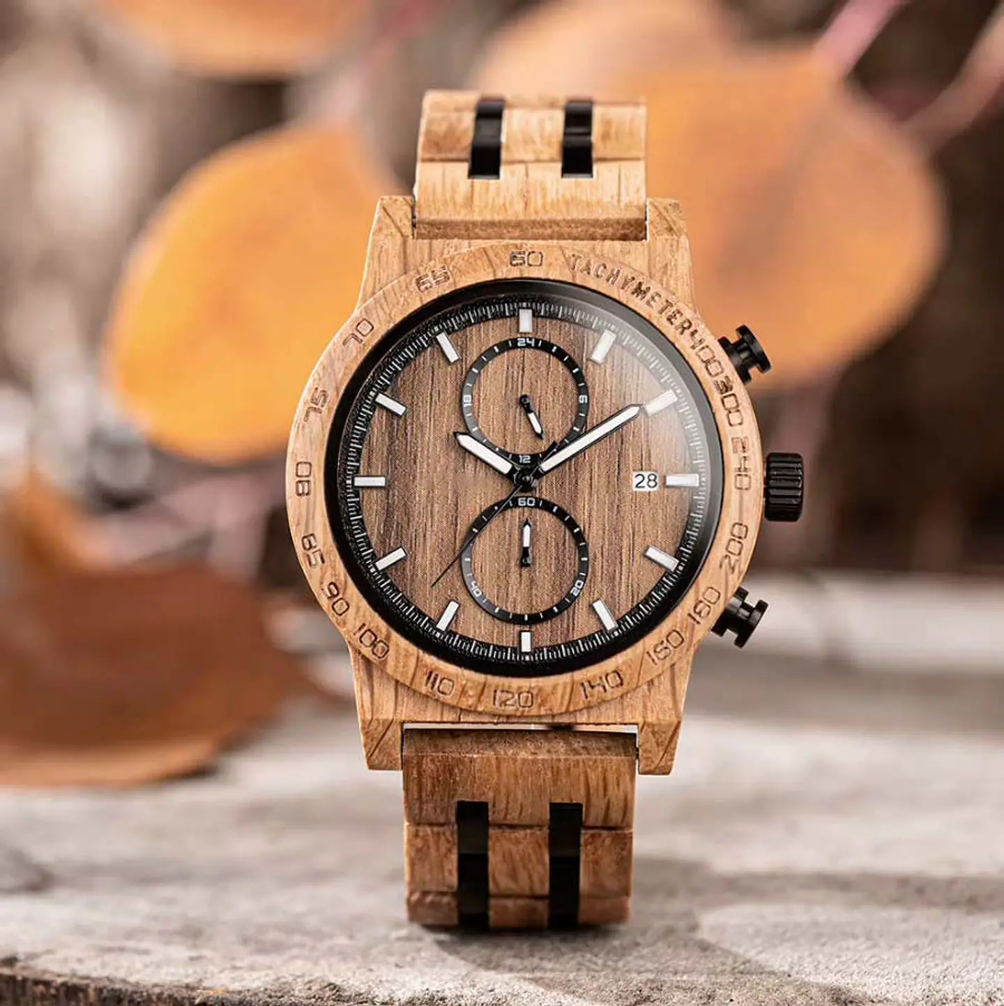 Reloj de madera Sahara Royale 1