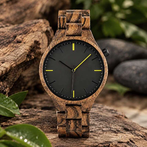 Reloj de madera Oak Gentleman