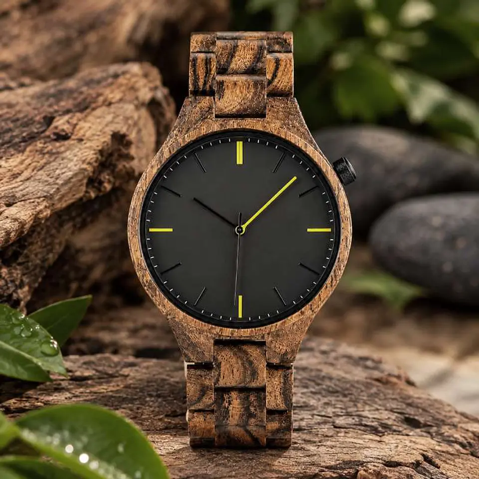 Reloj de madera Oak Gentleman 1