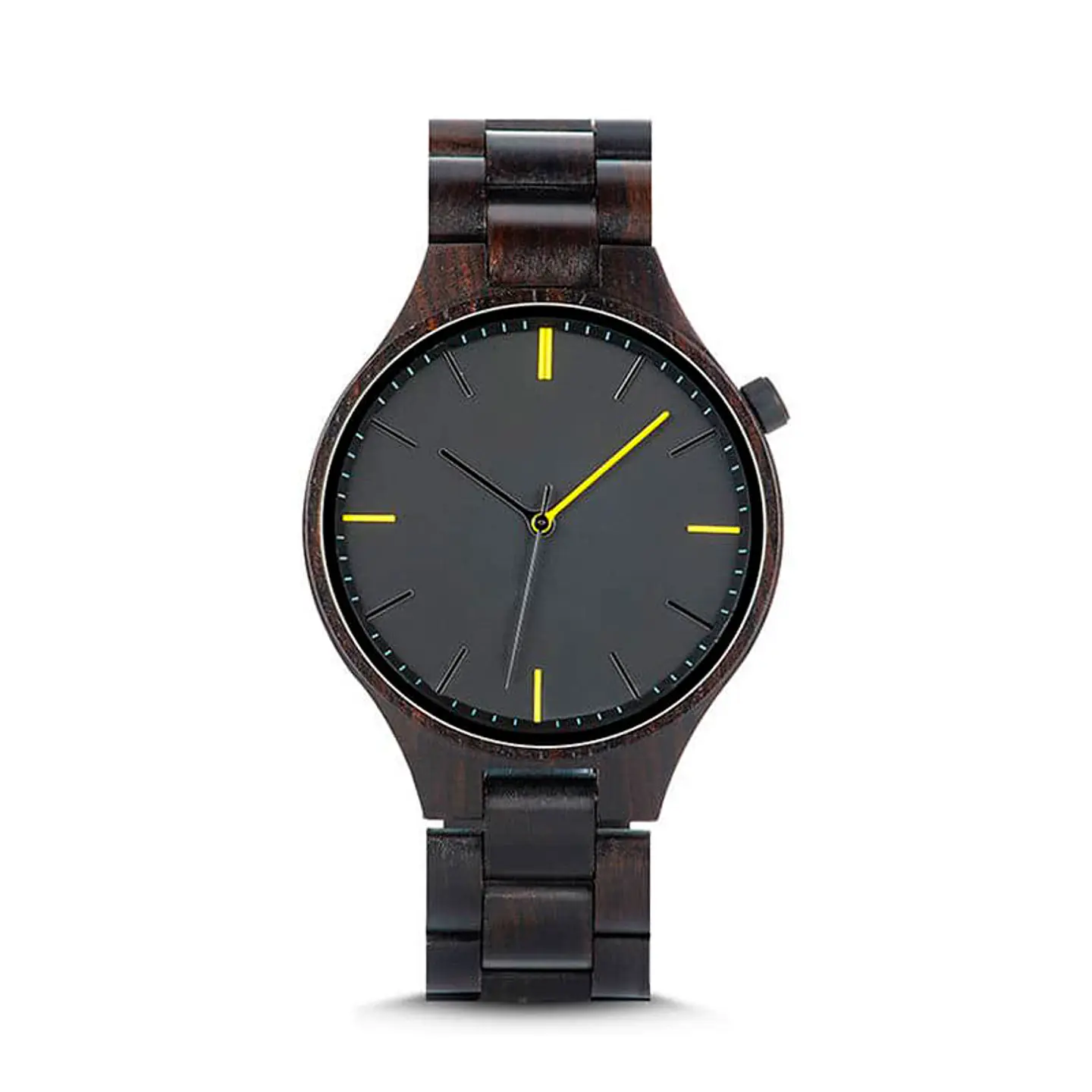 Reloj de madera Ebony Gentleman 2