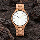Reloj de madera Zebrano Gentleman - Miniatura 1