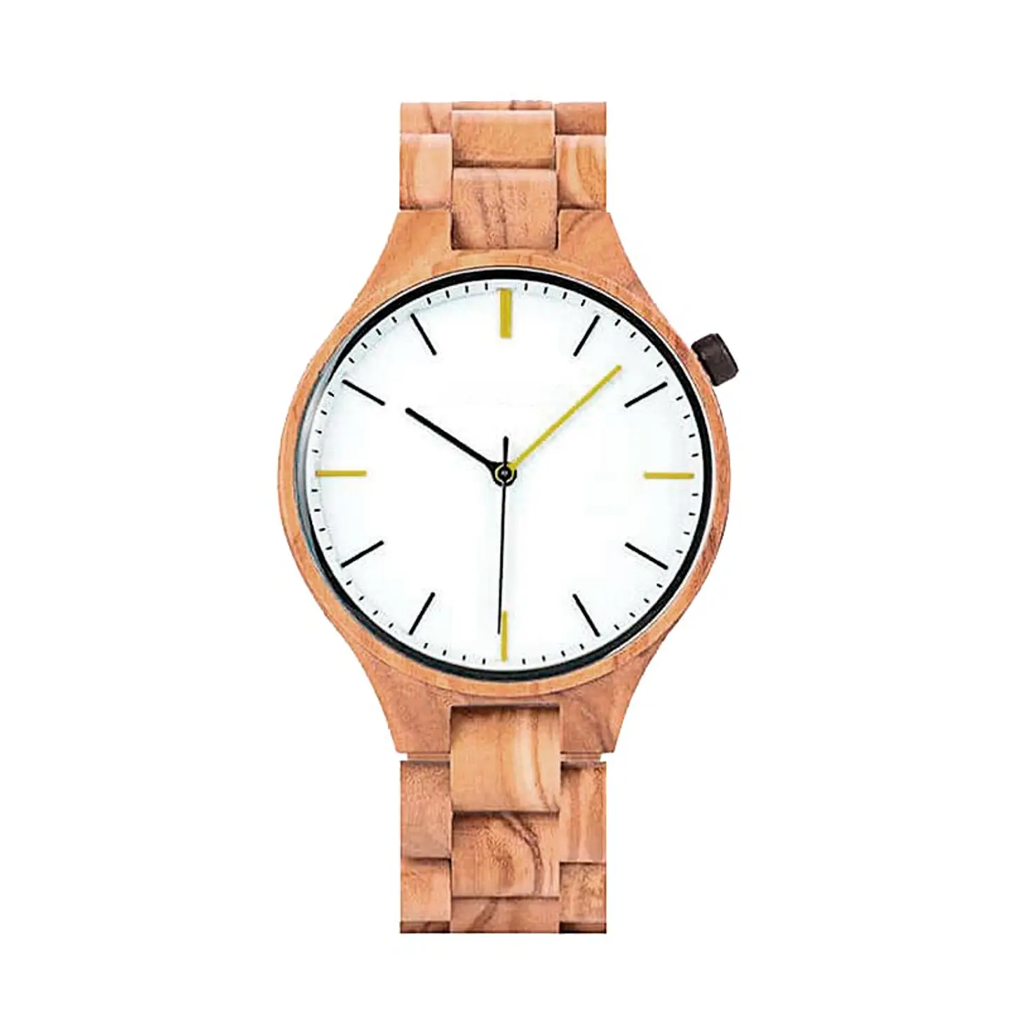 Reloj de madera Zebrano Gentleman 2