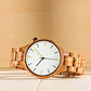 Reloj de madera Zebrano Gentleman - Miniatura 3