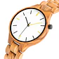 Reloj de madera Zebrano Gentleman - Miniatura 4
