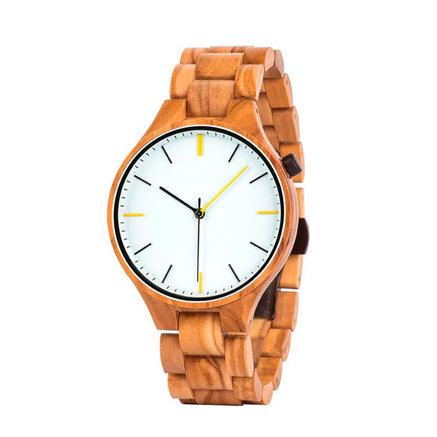Reloj de madera Zebrano Gentleman 5