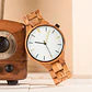 Reloj de madera Zebrano Gentleman - Miniatura 6