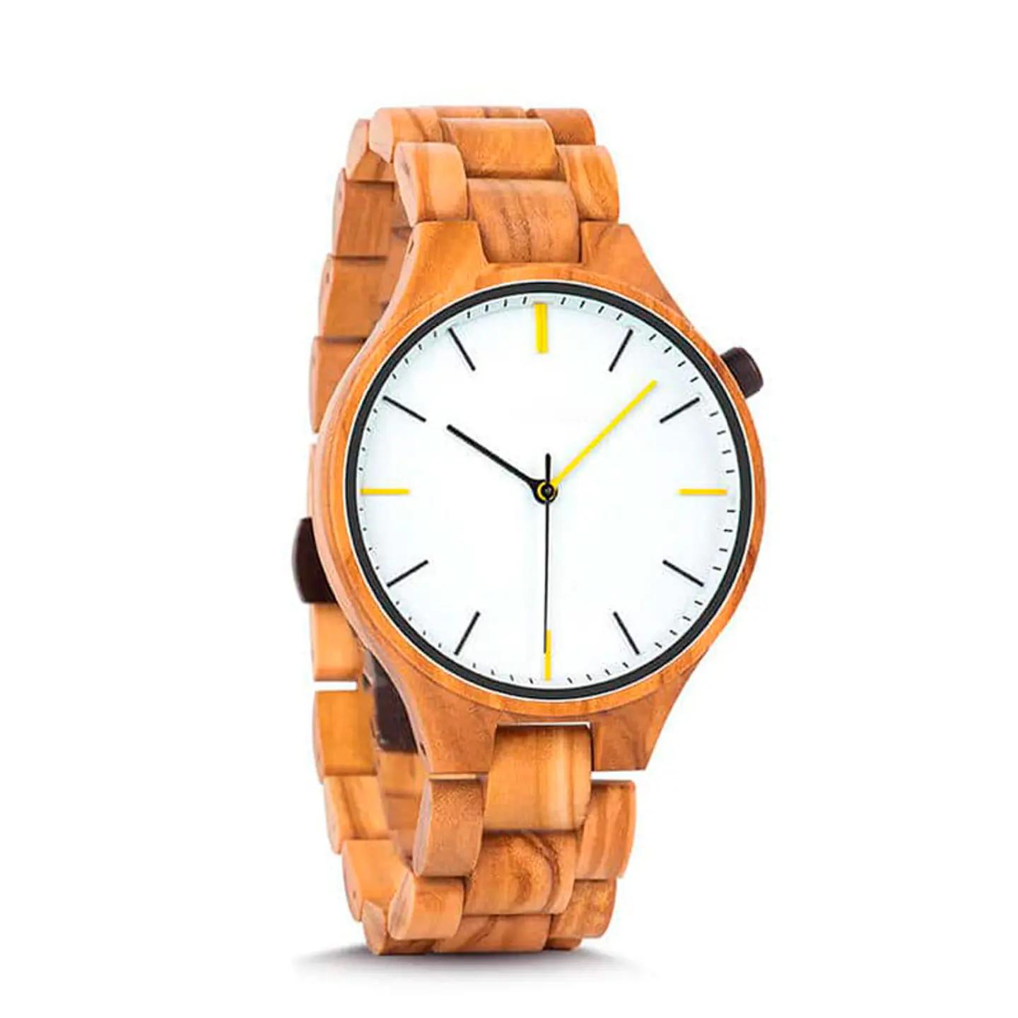 Reloj de madera Zebrano Gentleman 7