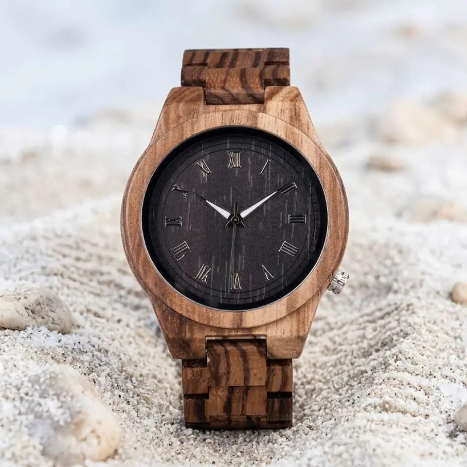 Reloj de madera Classic Hipster 1