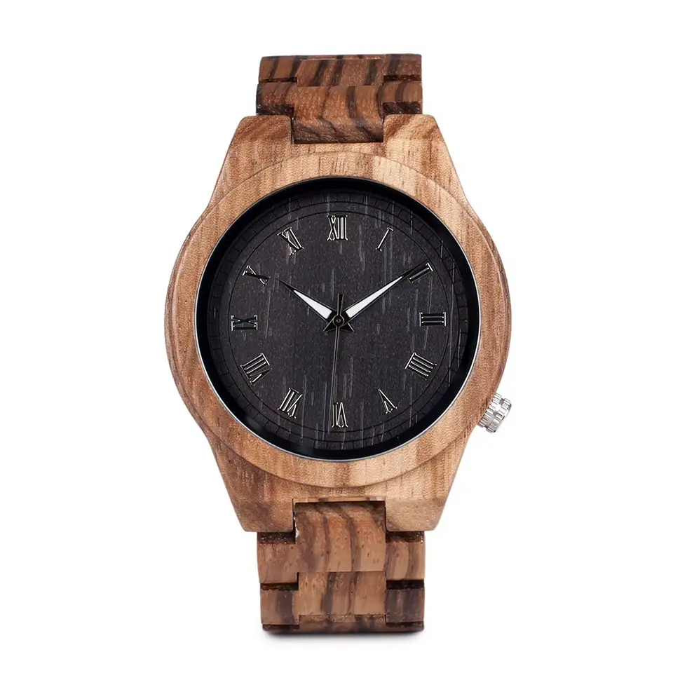 Reloj de madera Classic Hipster 2