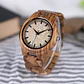 Reloj de madera Classic Zebra - Miniatura 3