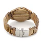 Reloj de madera Classic Zebra - Miniatura 4
