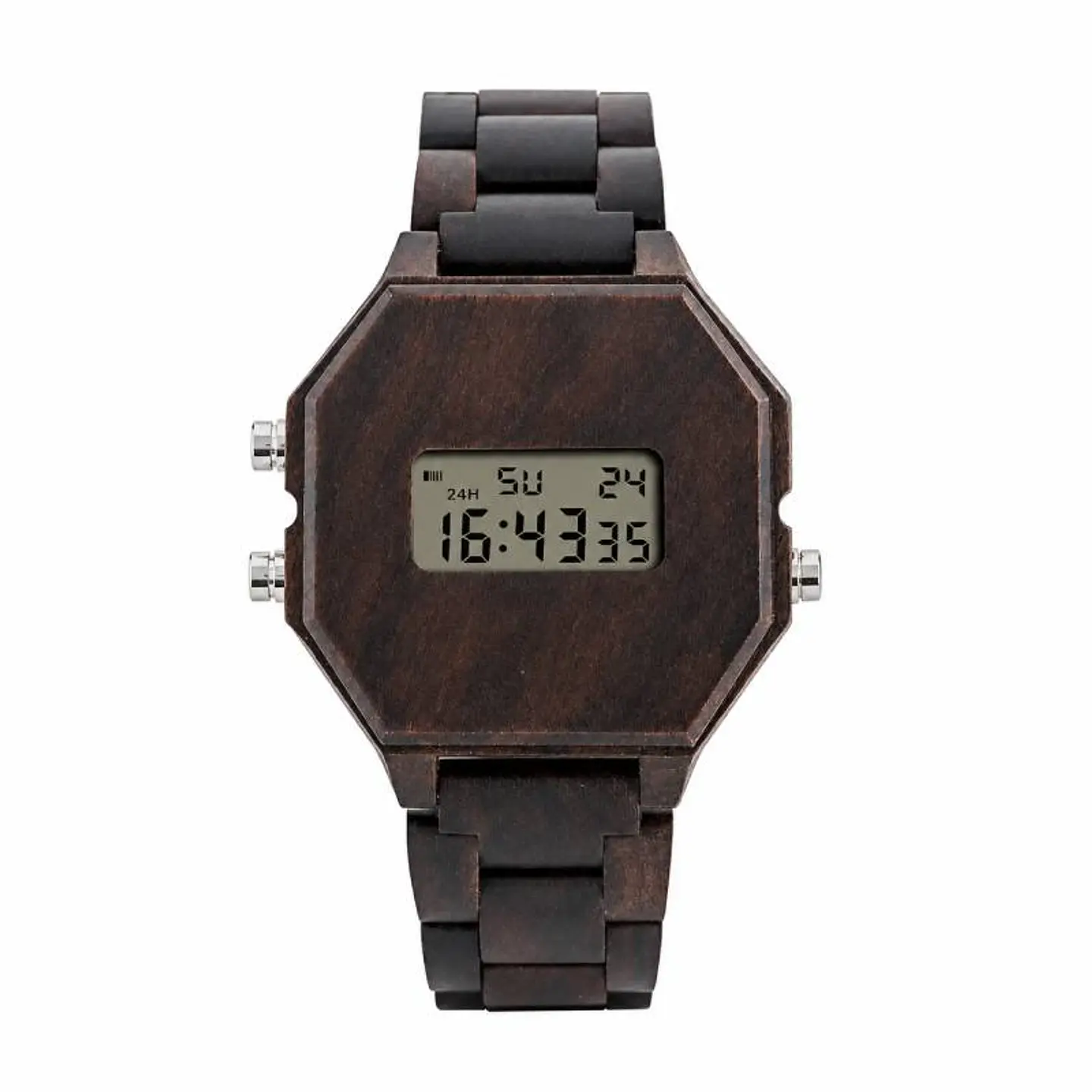 Reloj de madera Ebony Digital 2