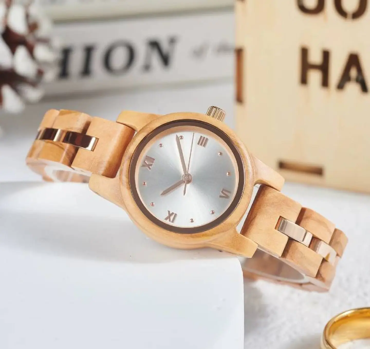 Reloj de madera Rome Vanity 3