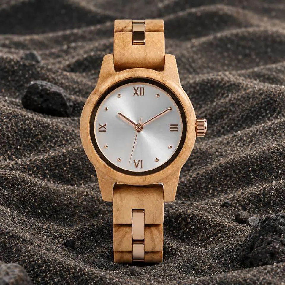 Reloj de madera Rome Vanity 1