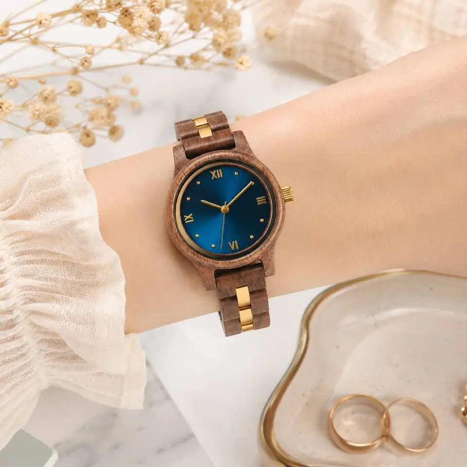 Reloj de madera Greek Vanity 4