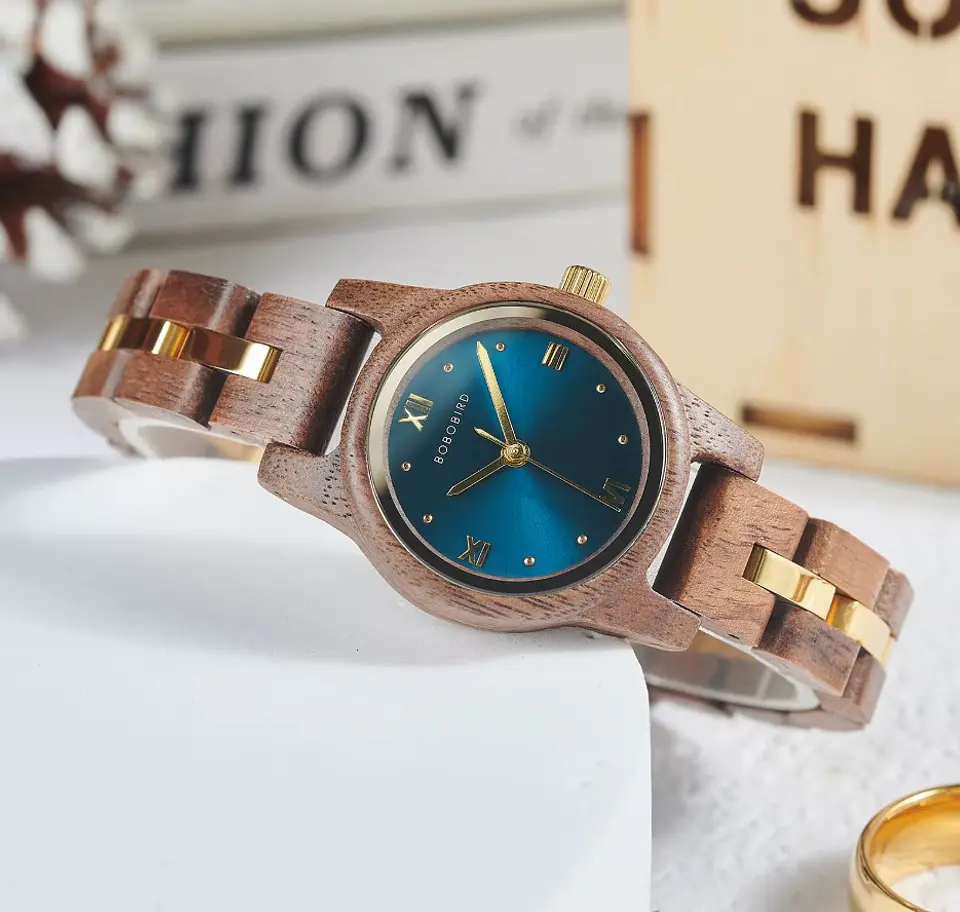 Reloj de madera Greek Vanity 6