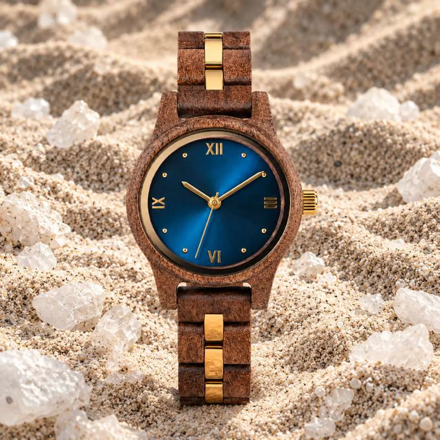 Reloj de madera Greek Vanity 1