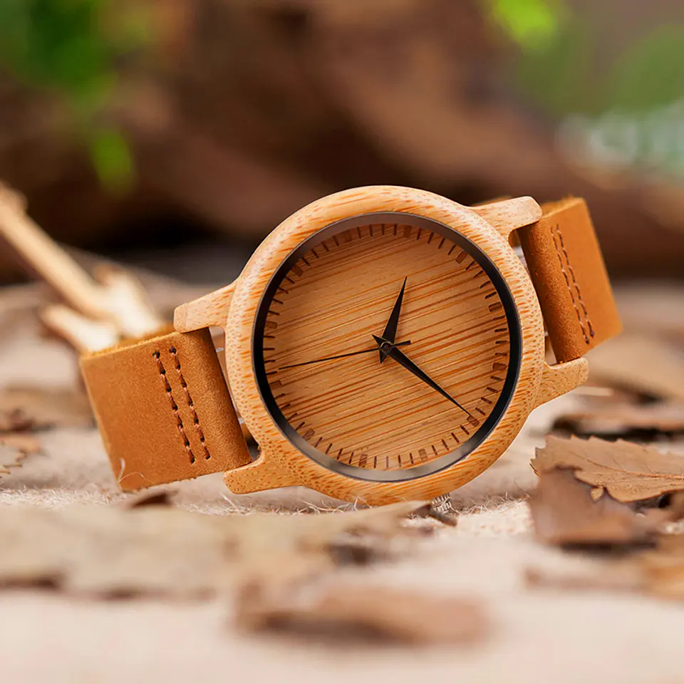 Reloj de madera Bamboo Harmony 5