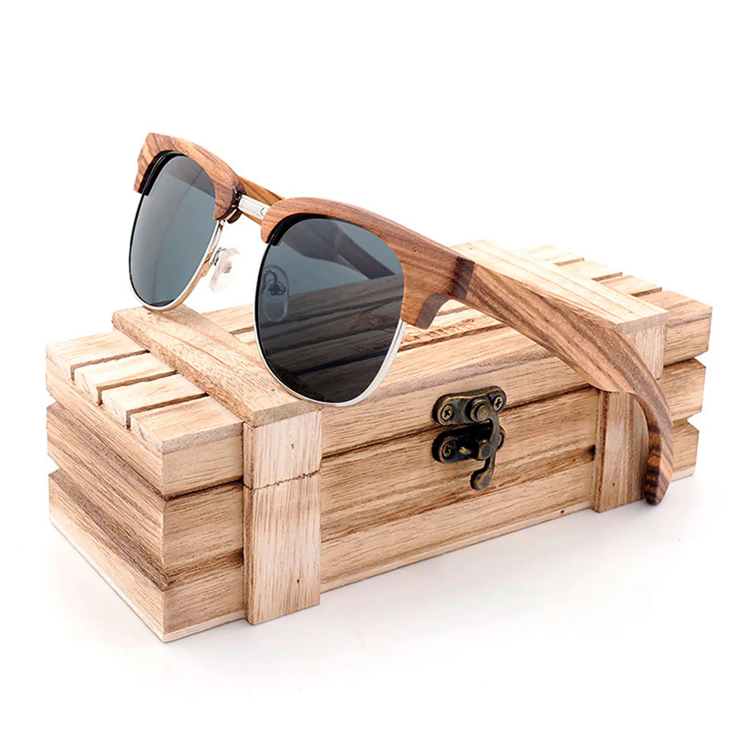 Gafas de madera Vintage sunGlass 2