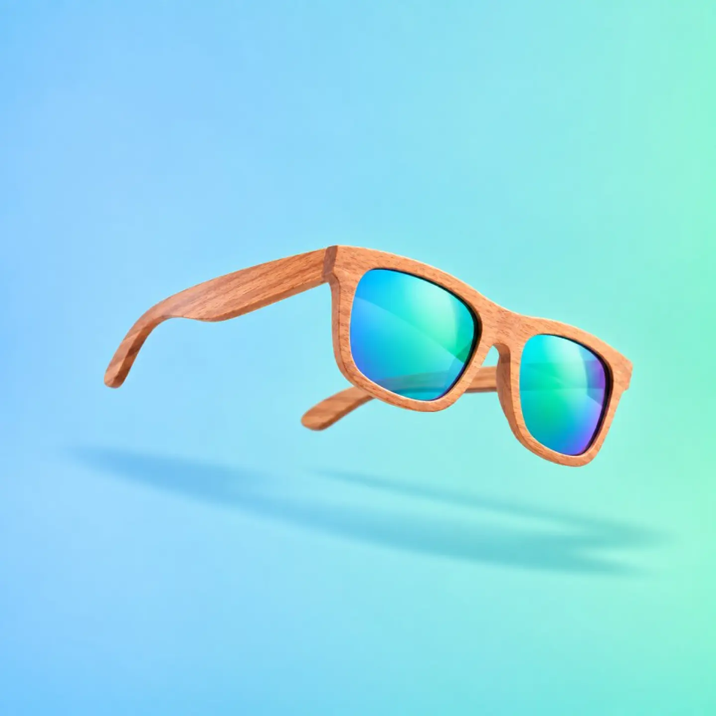 Gafas de madera Blue Cavalier 1