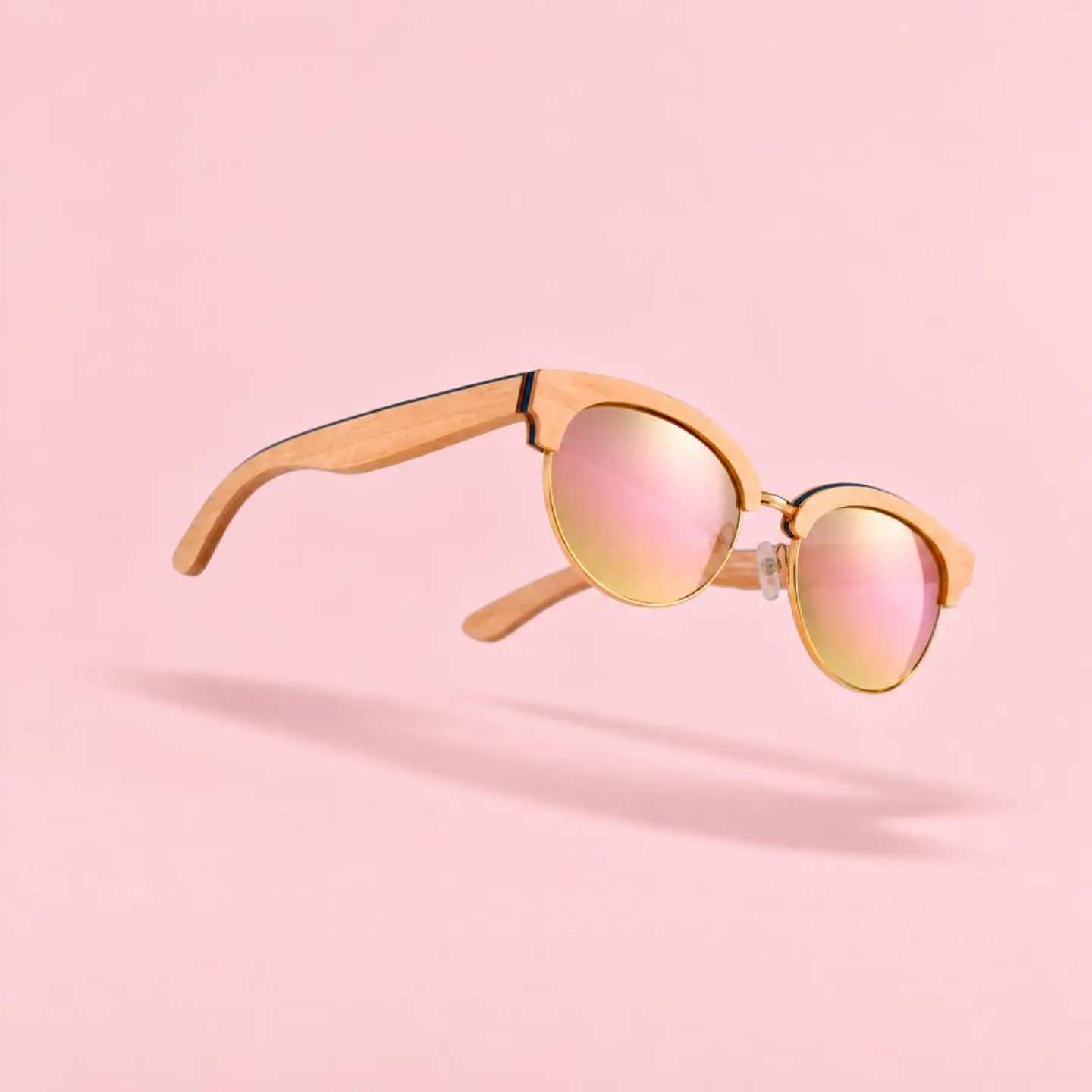 Gafas de madera Bamboo Pink 1