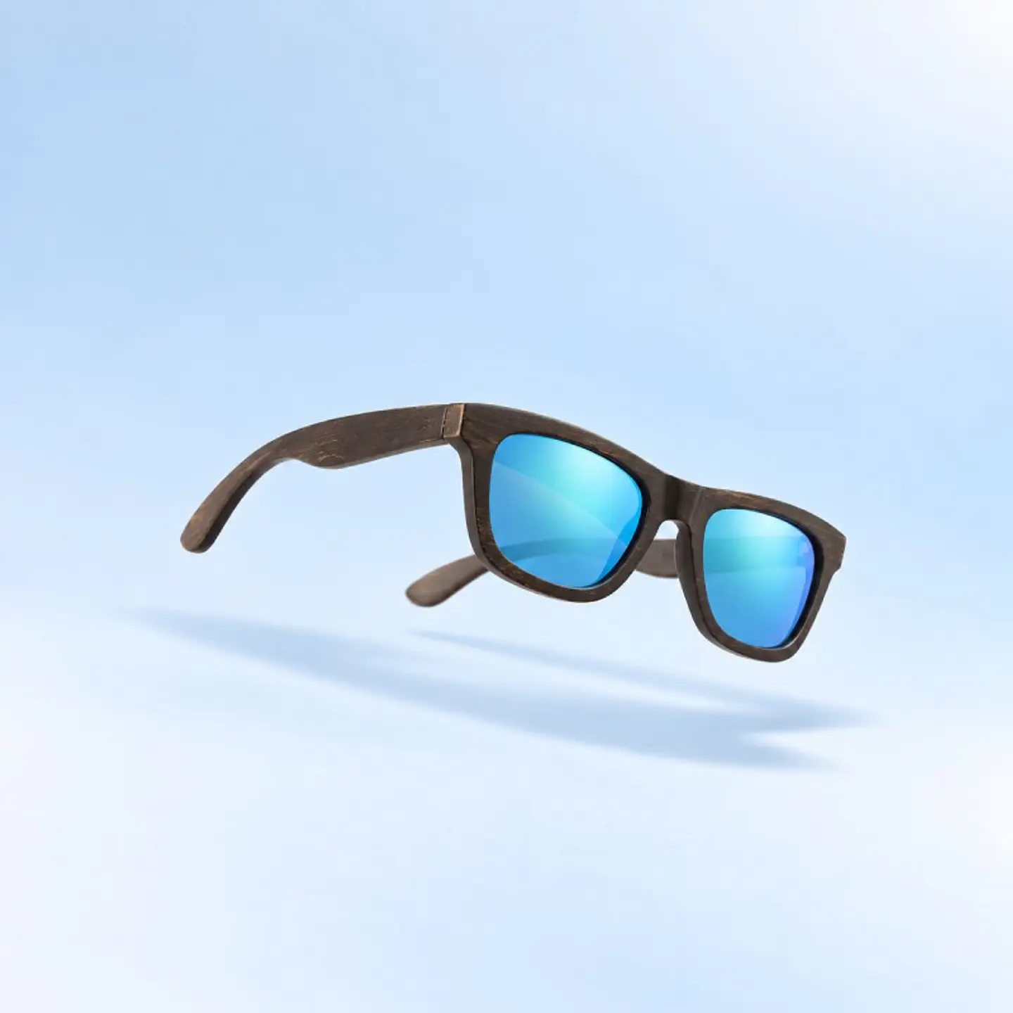 Gafas de madera Blue Ebony 1