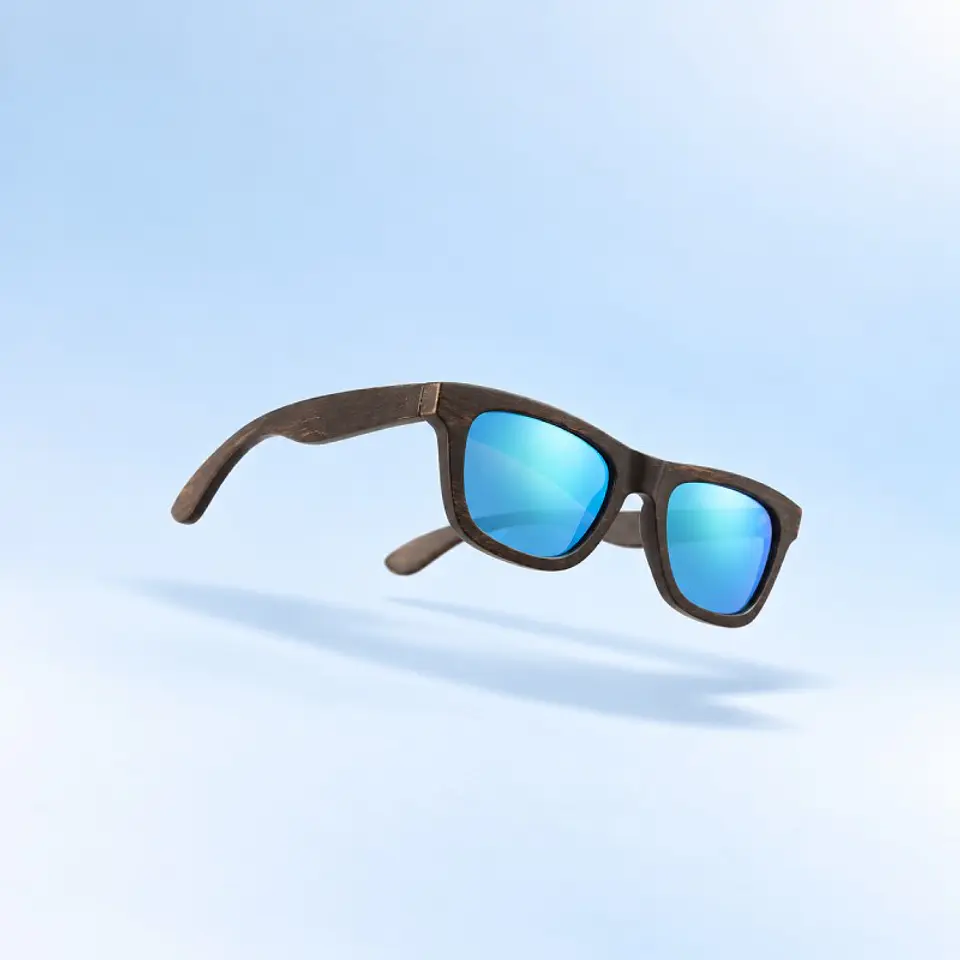 Gafas de madera Blue Ebony 1