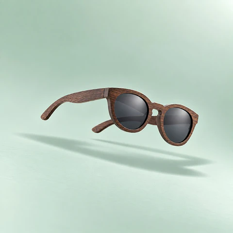 Gafas de madera Raven Ebony