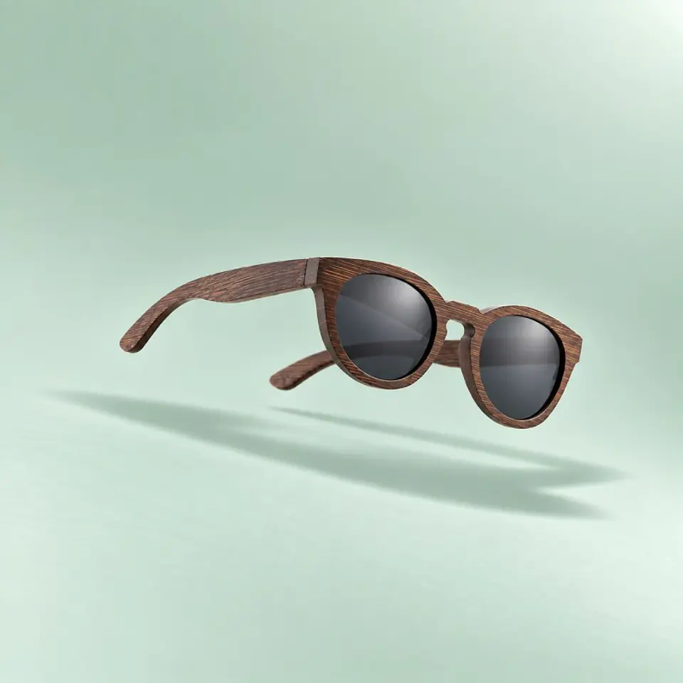 Gafas de madera Raven Ebony 1