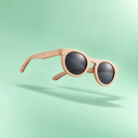Gafas de madera Minimal Grunge