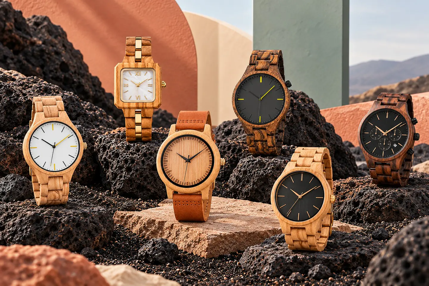 Relojes de madera