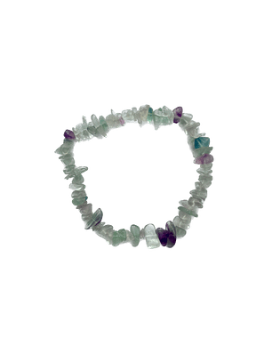 PULSERA DE FLUORITA - Claridad mental. 