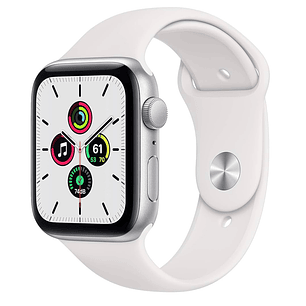 Apple Watch SE 2nd Generation 44mm GPS Aluminum Case with White Sport Band