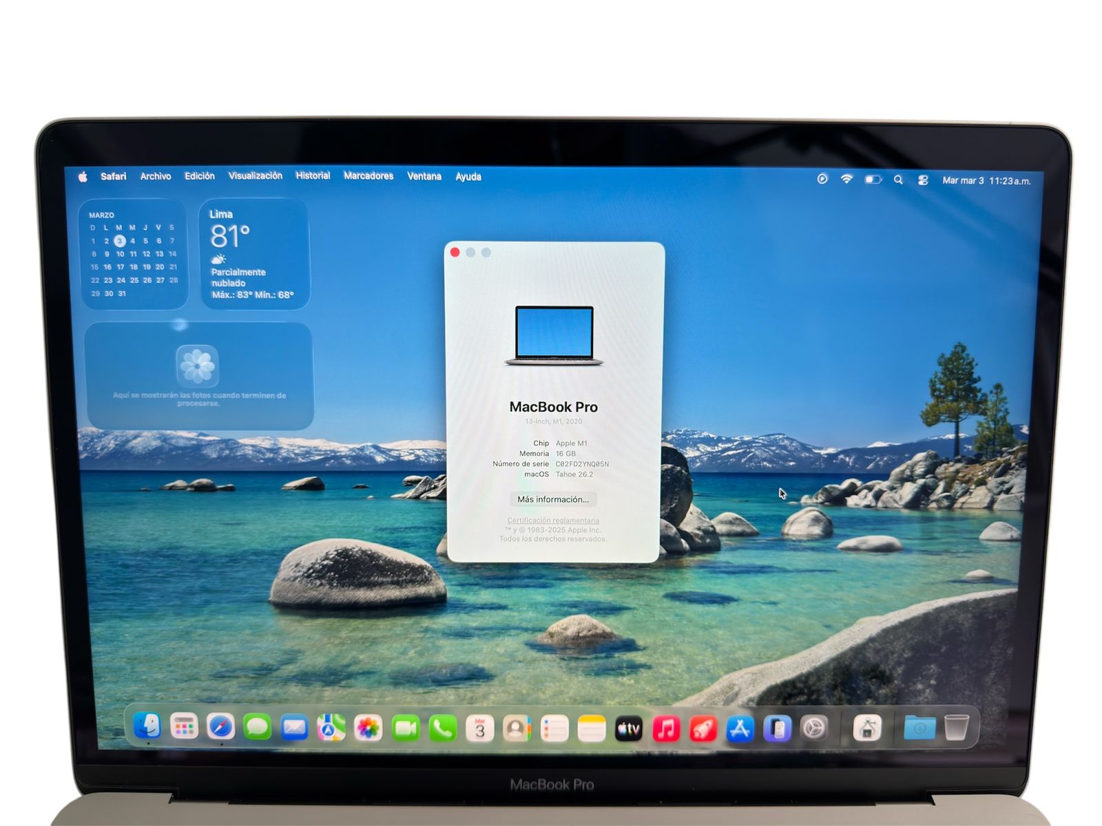 Apple Macbook Pro Chip M1 16gb Ram 256 SSD 9