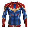 Polera Compresión Capitana Marvel