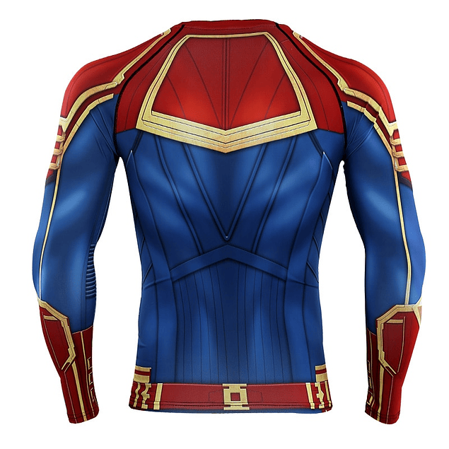 Polera Compresión Capitana Marvel