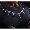 Polera Compresión Black Panther Manga Larga