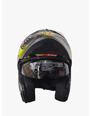 CASCO ABATIBLE CON INTERCOMUNICADOR INCLUIDO