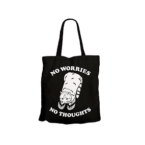 Totebag No worries, no thoughts