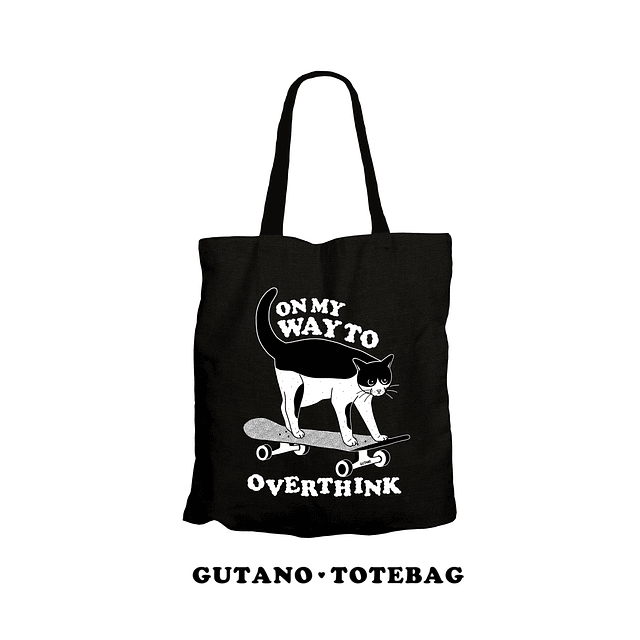 Totebag On my way to overthink 