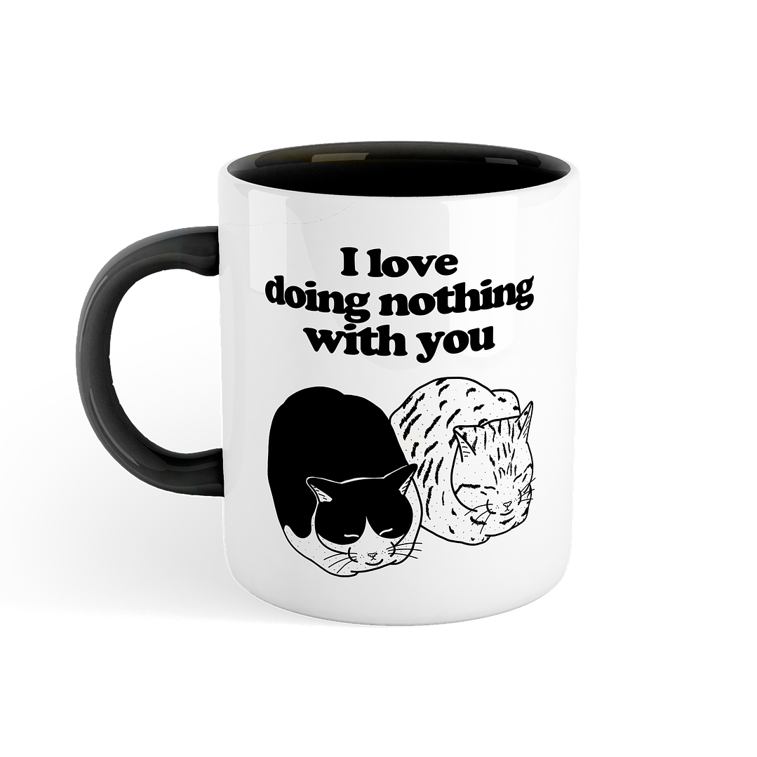 Tazón I love doing nothing with you 1